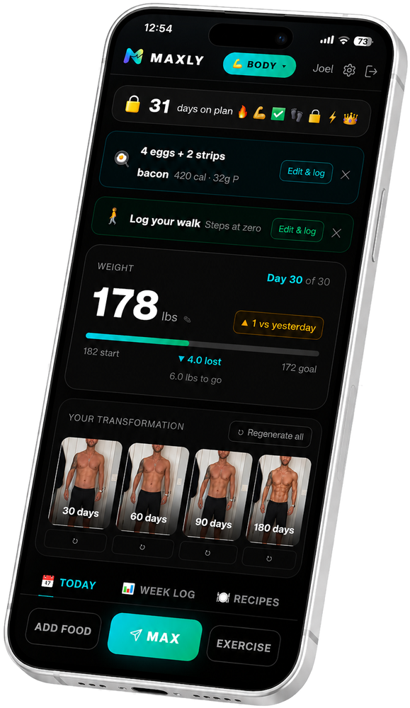 Maxly AI fitness coach app