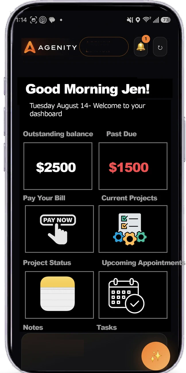 The client's account